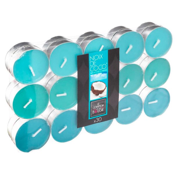 Doftljus 30 st. Kokosdoftljus