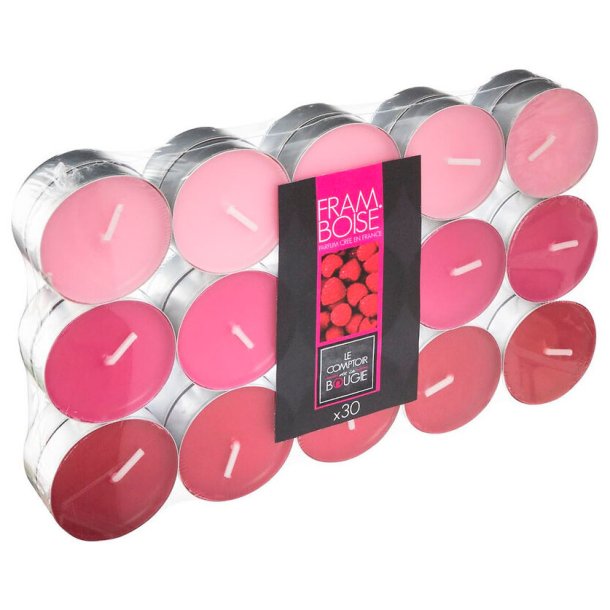 Duftlys 30 stk. Rasperry Framboise duftlys