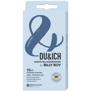 Billy Boy Condoms Du & Ich Viel Freiraum 55 mm 11 pcs.