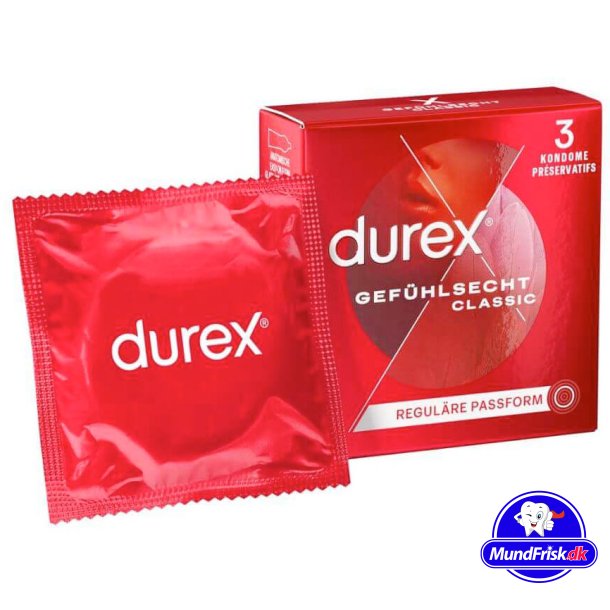 Durex Condoms Classic Feel Thin 3 st.