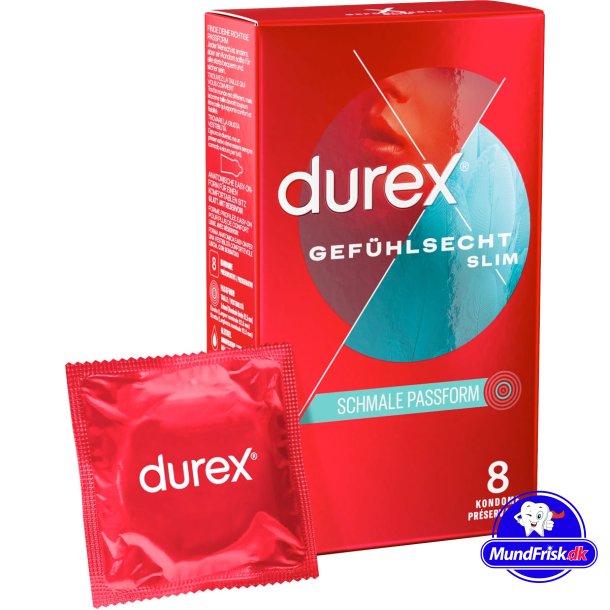 Durex Kondome Thin Feel Slim Fit Thin 8 Stk.