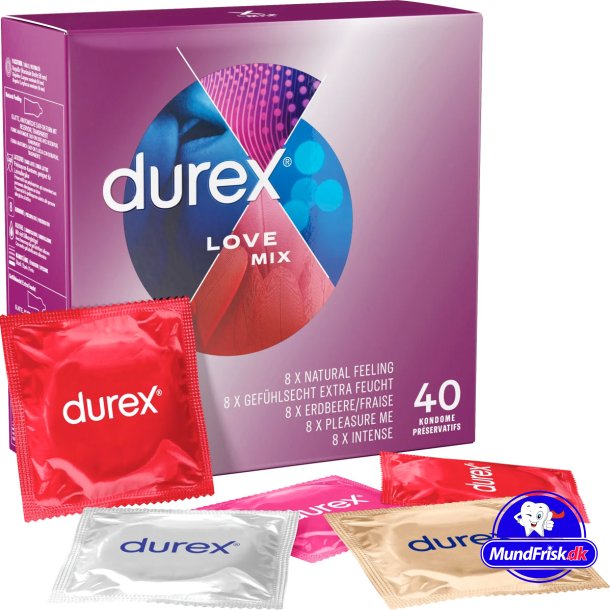 Durex Kondomer Love Mix-pakke 40 stk.