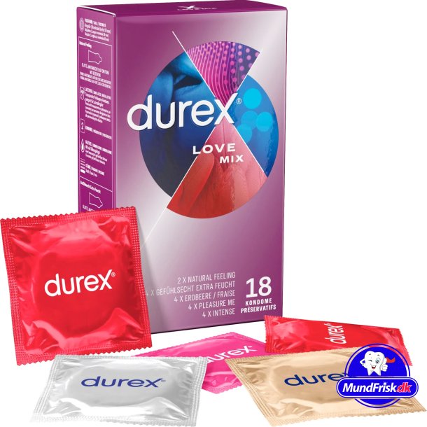 Durex Kondomer Love Mix-pakke 18 stk.