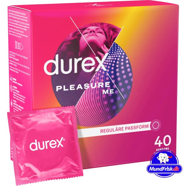 Durex Kondomer Pleasure Me 40 stk.