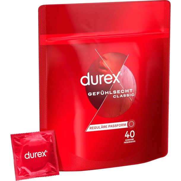 Durex Kondomer 40 st. Classic Feel Thin