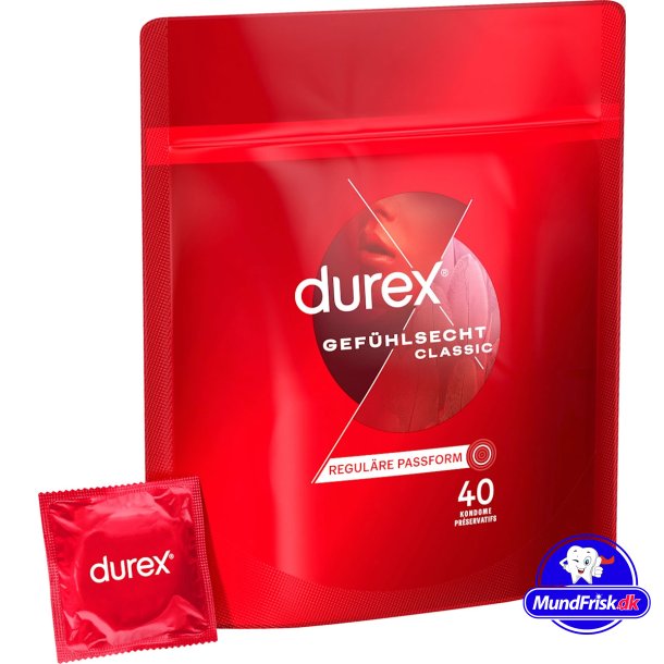 Durex Kondomer 40 stk. Classic Feel Thin