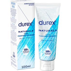 Durex Glidecreme Naturals Ekstra Fugtgivende 100 ml.