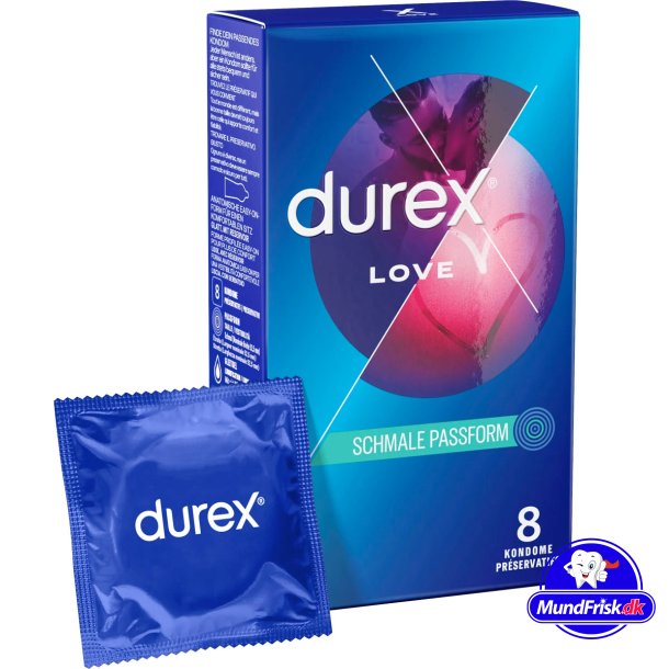 Durex Kondomer Love Ekstra Smal Pasform 8 stk.
