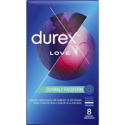 Durex Kondomer Love Ekstra Smal Pasform 8 stk.