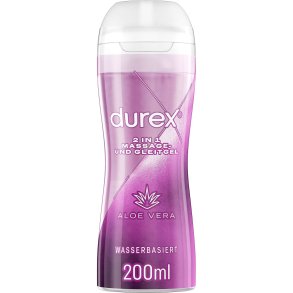 Durex Massage- & Glidecreme 2in1 Aloe Vera 200 ml
