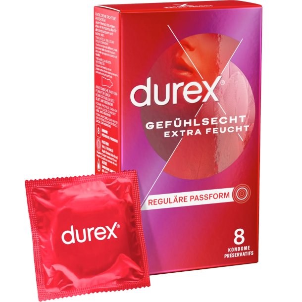 Durex Condoms Feel Thin Extra Lube 8 st.