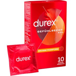 Durex XXL Condooms Classic Feel Thin 60 mm. 10 stuks.