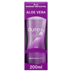 Durex Massage &amp; Gleitmittel 2in1 Aloe Vera 200 ml