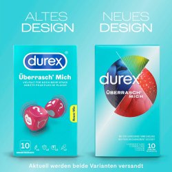 Durex Condoms Surprise Me Mix pakke 10 stk.