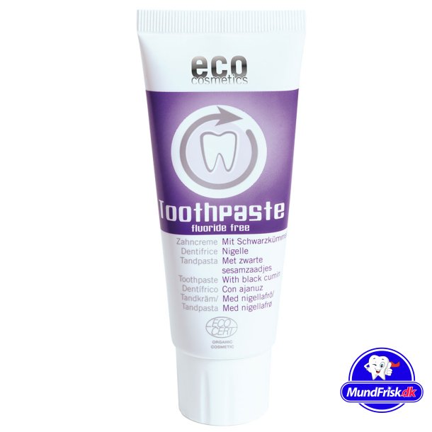 Orgaaninen hammastahna Eco Cosmetics Musta kumina Fluoriditon