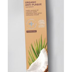Ekologisk Xylitol tandkrm EcoDenta Coconut Anti-Plaque 75 ml