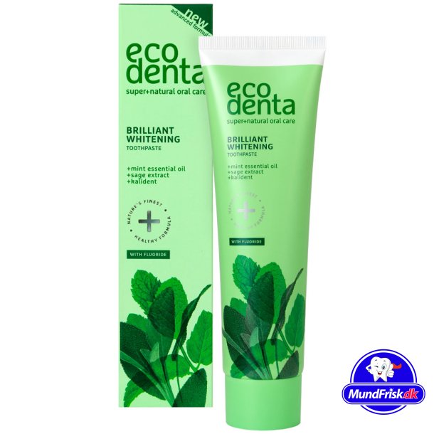 EcoDenta Brilliant Whitening natrliche Zahnpasta 100 ml