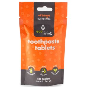 EcoLiving Tandkrmstabletter Orange Fluorfri 125 st.