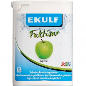 Ekulf Fuktisar Sugetabletter mod Mundtrhed Apple