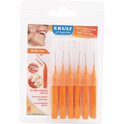 Ekulf PH Supreme Mellemrumsbrster 0.45 mm ORANGE