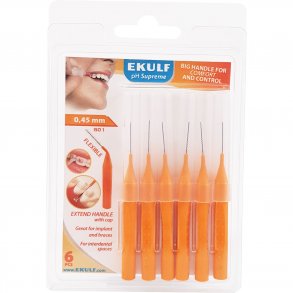 Ekulf PH Supreme Mellemrumsbrster 0.45 mm ORANGE