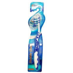 Elina Double Clean Tandborste med tungrengringsmedel