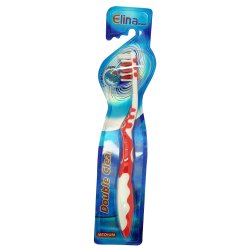 Elina Double Clean Tandborste med tungrengringsmedel