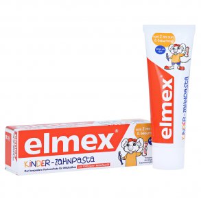 Elmex Barntandkrm fr mjlktnder 2 till 6 r 50 ml.