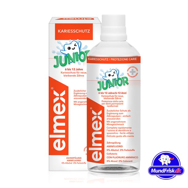 Suuvesi Lapsille Elmex Junior 6-12 vuotta 400ml