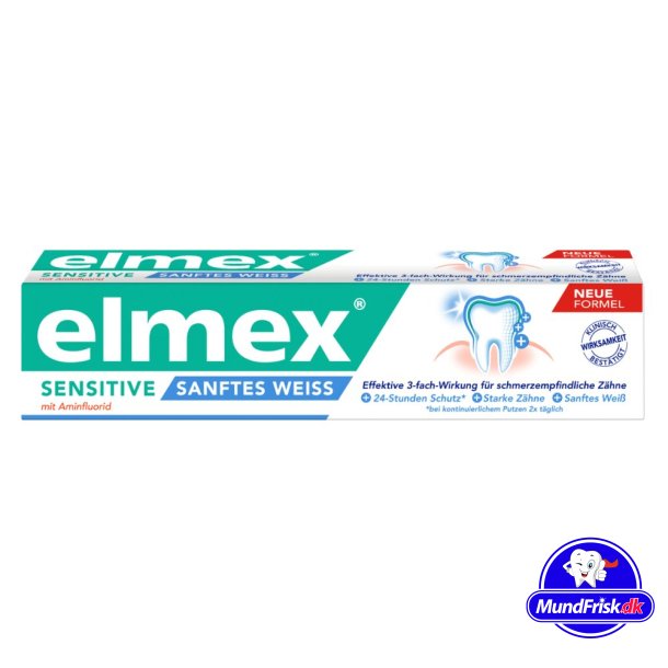 Elmex Sensitive White Sanftes Weiss Zahnpasta gegen Erfrierungen
