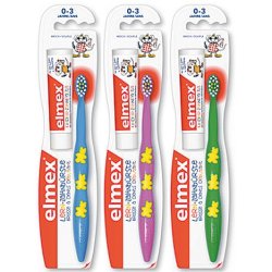Elmex lrande tandborste inkl. tandkrm Fr mjlktnder