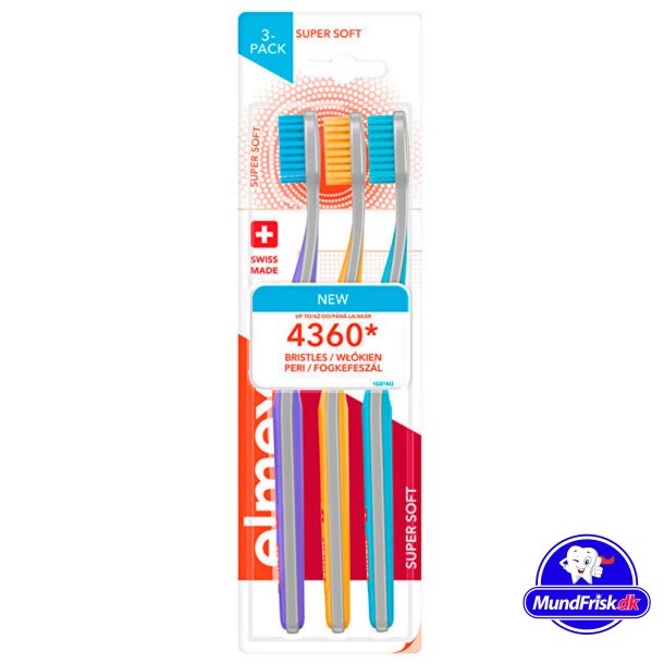 Elmex Zahnb&uuml;rsten 3er-Pack. Super Soft