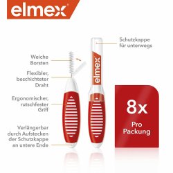 Elmex Mellemrumsbrster 0.5 mm ISO 2 RD