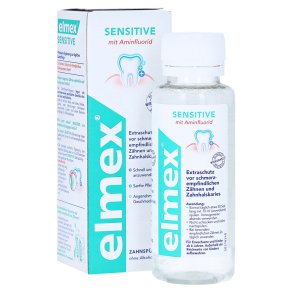 Elmex Sensitive Munnvann Med Amine Fluorid 100 ml.