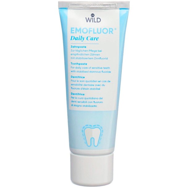 Tandpasta mod Isninger DR. WILD Emofluor Daily Care 75ml