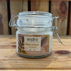 Bio-Zahnpasta Endro Lemon ohne Fluorid, handgefertigt