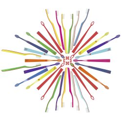 2 stk. Ultrasoft Tandbrster Edel+White Flosserbrush