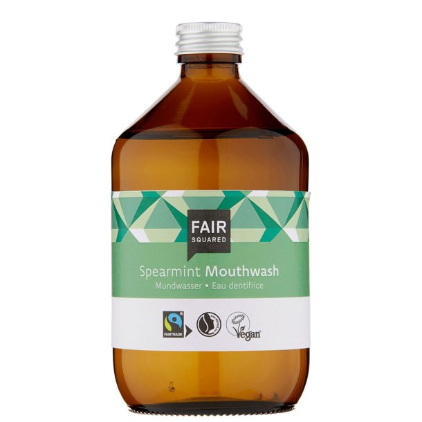 Oil Pulling Fair Squared Spearmint Organic Mouthwash 500ml
