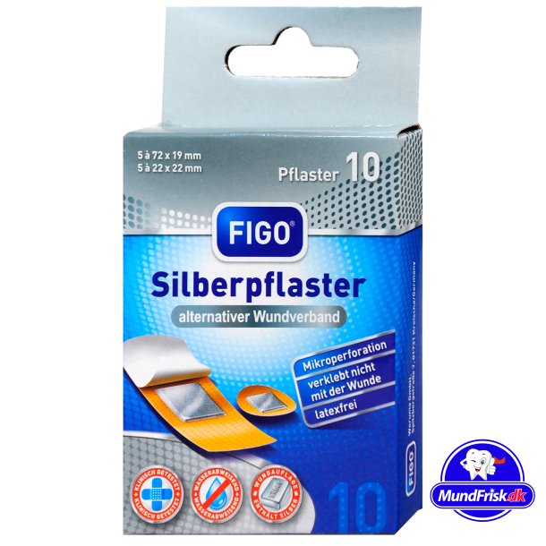 Figo Silver Vandafvisende Slv Plastre 10 stk