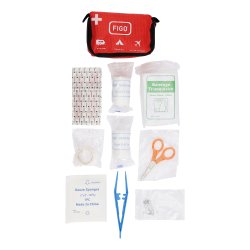 Figo Frstehjlpskasse Rejsest Lille Taske med 39 dele
