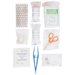 Figo Frstehjlpskasse Rejsest Lille Taske med 39 dele