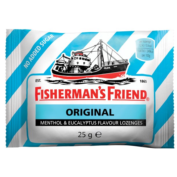 Fisherman's Friend Eucalyptus Original sockerfria halstabletter