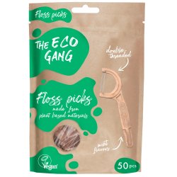 Tandtrd uden PFAS The Eco Gang Floss Picks Dobbelstrenget