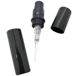 Sprayflaske 2 ml. SVART - Atomizer for parfyme, munnvann, etc.