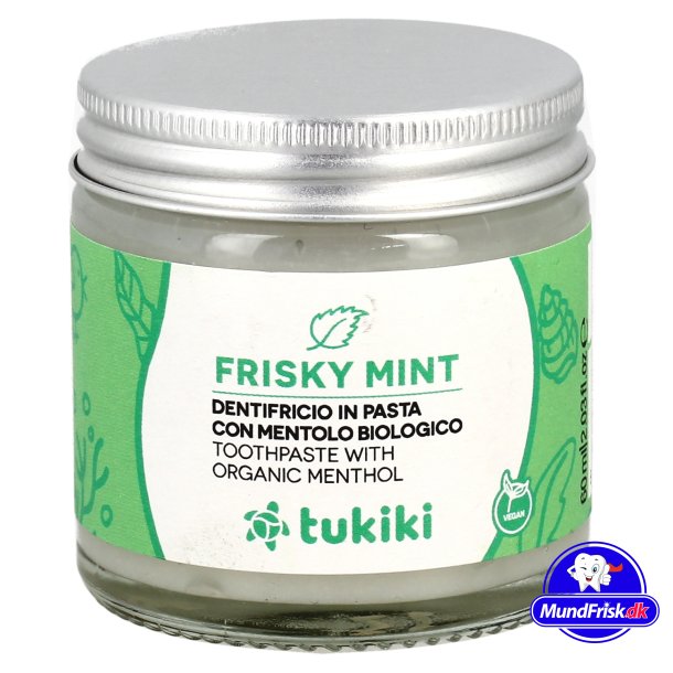 Naturlig Tandpasta Tukiki Frisky Mint kologisk Mentol