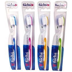 Fuchs SaniDent Supersoft Tandbrste Medium