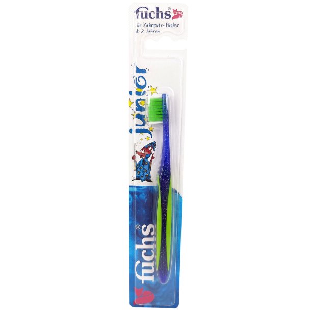 Fuchs Junior Zahnb�rste f�r Kinder ab 2 Jahren BLAU