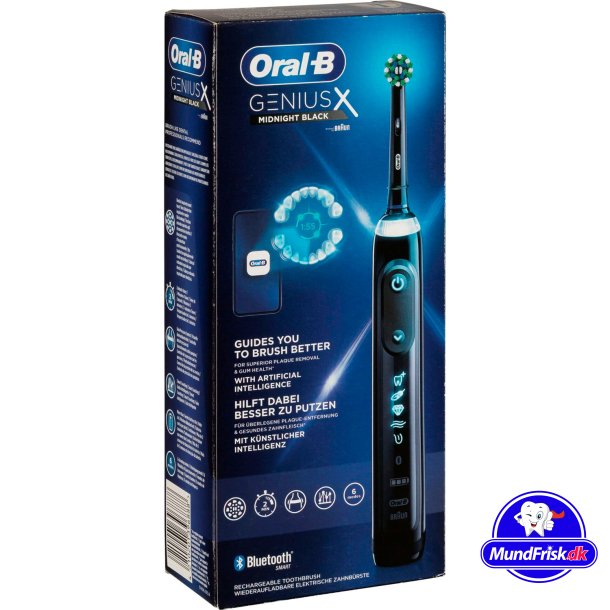 Oral-B Genius X Midnight Black Elektrische Zahnbrste