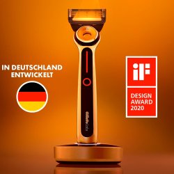 GilletteLabs uppvrmd rakhyvel Elektrisk rakhyvel med vrme