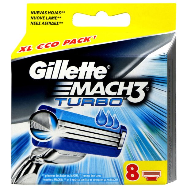 Gillette Razor Blades Mach3 Turbo 8-pk.